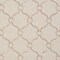 Natural Embroidery Geometric Linen Look Woven Pattern Upholstery Fabric by The Yard - SKU: Barwick Quartz